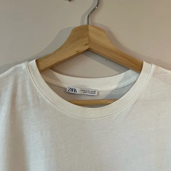 Zara Cotton+Satin Polkadot Dress - Picture 4 of 7